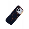 Durukar®   iPhone 17 Pro Max Luno Deri Magsafe Kapak - Mavi