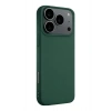 Durukar®   iPhone 17 Pro Max Nano içi Kadife Silikon - Koyu Yeşil
