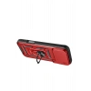 Durukar®   iPhone 17 Pro Max Pars Lens Yüzüklü Silikon - Kırmızı