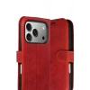 Durukar®   iPhone 17 Pro Trend S Plus Kapaklı Kılıf - Kırmızı