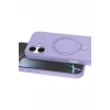 Durukar®   iPhone 17 Regal Magsafe Standlı Kapak - Lila