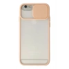 Durukar®  iPhone 6 Plus Kılıf Palm Buzlu Kamera Sürgülü Silikon - Pembe