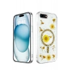Durukar®  iPhone 7 Kılıf Daisy Simli Magsafe Kapak - Gold