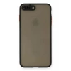 Durukar®   iPhone 7 Plus Kılıf Montreal Silikon Kapak - Siyah