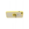 Durukar®  iPhone 7 Plus Kılıf Montreal Yüzüklü Silikon Kapak - Sarı
