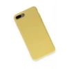 Durukar®  iPhone 7 Plus Kılıf Nano içi Kadife Silikon - Sarı