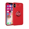 Durukar®  iPhone XS Kılıf Range Yüzüklü Silikon - Kırmızı