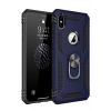 Durukar®  iPhone XS Max Kılıf Sofya Yüzüklü Silikon Kapak - Lacivert
