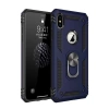 Durukar®  iPhone XS Max Kılıf Sofya Yüzüklü Silikon Kapak - Lacivert