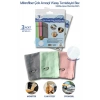 Durukar® İz Bırakmayan Mikrofiber Temizlik Bezi 3lü Set Cam ve Ayna Silme Toz Alma Temizlik Bezi