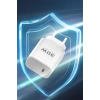 Durukar®  JK89 30W Type-C Çıkışlı Ekstra DC66 1M Type-C to Lightning  Kablolu PD Şarj Cihazı - Beyaz
