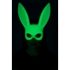 Durukar® Karanlıkta Parlayan Fosforlu Tavşan Maskesi – Glow Bunny Masquerade Maske (32x22 cm)