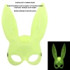 Durukar® Karanlıkta Parlayan Fosforlu Tavşan Maskesi – Glow Bunny Masquerade Maske (32x22 cm)