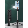 Durukar® Kendiliğinden LED Işıklı Kumandalı Uzayabilen Selfie Çubuğu,Masa Üstü Tripod
