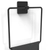 Durukar® Self-Adhesive Black Stainless Metal Square Towel Holder