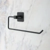 Durukar® Kendiliğinden Yapışkanlı Siyah Paslanmaz Metal Rulo Havluluk Aparat