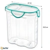 Durukar® Kilitli Kapaklı Contalı Hava,Su Sıvı Geçirmez 2,4 Litre Erzak Saklama Kabı-SA590