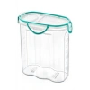 Durukar® Kilitli Kapaklı Contalı Hava,Su Sıvı Geçirmez 2,4 Litre Erzak Saklama Kabı-SA590
