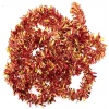 Durukar® Kırmızı Altın Renk 4 cm Genişlik Garland Çift Renk Sim Süs 180 cm