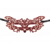 Durukar® Kırmızı Dantel Masquerade Maskesi 9 No