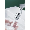 Durukar Krom Görünümlü Plastik Kolay Yerleştirilebilen Banyo Tuvalet Bahçe Fonksiyonlu Musluk Başlığı