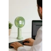 Durukar® Masa Üstü Standlı USB ile Şarj Olabilen 3 Ayarlı Fan Modlu Çanta Tipi El Fanı