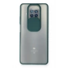 Durukar®   Mi 10T Lite Kılıf Palm Buzlu Kamera Sürgülü Silikon - Yeşil