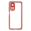 Durukar®   Mi 10T Pro Kılıf Miami Şeffaf Silikon - Kırmızı