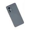 Durukar®   Mi 12 Lite Kılıf Nano içi Kadife Silikon - Gri