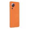 Durukar®   Mi 13 Lite Kılıf Nano içi Kadife Silikon - Turuncu