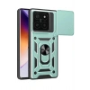Durukar®   Mi 14T Pro Kılıf Pars Lens Yüzüklü Silikon - Yeşil