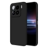 Durukar®   Mi 15 Pro Kılıf Nano içi Kadife Silikon - Siyah