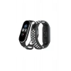 Durukar®   Mi Band 4 Spor Delikli Kordon - Siyah-Beyaz