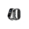 Durukar®   Mi Band 4 Spor Delikli Kordon - Siyah-Beyaz