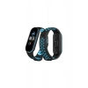 Durukar®   Mi Band 4 Spor Delikli Kordon - Siyah-Mavi