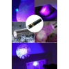 Durukar® Mini Cep Boy USB İle Şarj Olan Oje Kurutucu Sahte Para Kontol LED UV Mor Işık El Feneri
