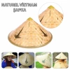Durukar® Naturel Renk Cambodia Kamboçyalı Vietnam Şapkası PVC Hasır