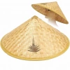 Durukar® Naturel Renk Cambodia Kamboçyalı Vietnam Şapkası PVC Hasır