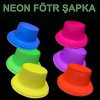 Durukar® Neon Partisi Sarı Renk Plastik Fötr Şapka
