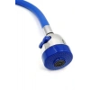 Durukar® Swivel Head Economical Tubular Faucet Pipe and Head Blue