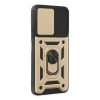 Durukar®   Poco X3 GT Kılıf Pars Lens Yüzüklü Silikon - Gold