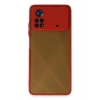 Durukar®   Poco X4 Pro 5G Kılıf Montreal Silikon Kapak - Kırmızı