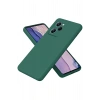 Durukar®   Poco X5 Pro 5G Nano içi Kadife Silikon - Koyu Yeşil