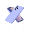Durukar®   Poco X5 Pro 5G Nano içi Kadife Silikon - Lila