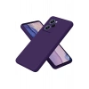 Durukar®   Poco X5 Pro 5G Nano içi Kadife Silikon - Mor