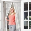 Durukar® Practical Magnetic White Door Window Fly Screen Tulle 90 x 210 cm