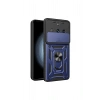 Durukar®  Realme 11 Pro Kılıf Pars Lens Yüzüklü Silikon - Lacivert