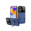 Durukar®  Realme 11 Pro Plus Joy Lens Standlı Kapak - Lacivert