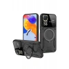 Durukar®  Realme 11 Pro Plus Joy Lens Standlı Kapak - Siyah