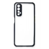 Durukar®  Realme 7 Kılıf Miami Şeffaf Silikon - Lacivert